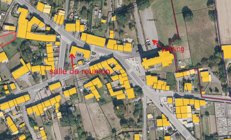 Plan d'accès de la salle de formation